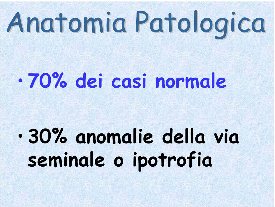 anomalie della