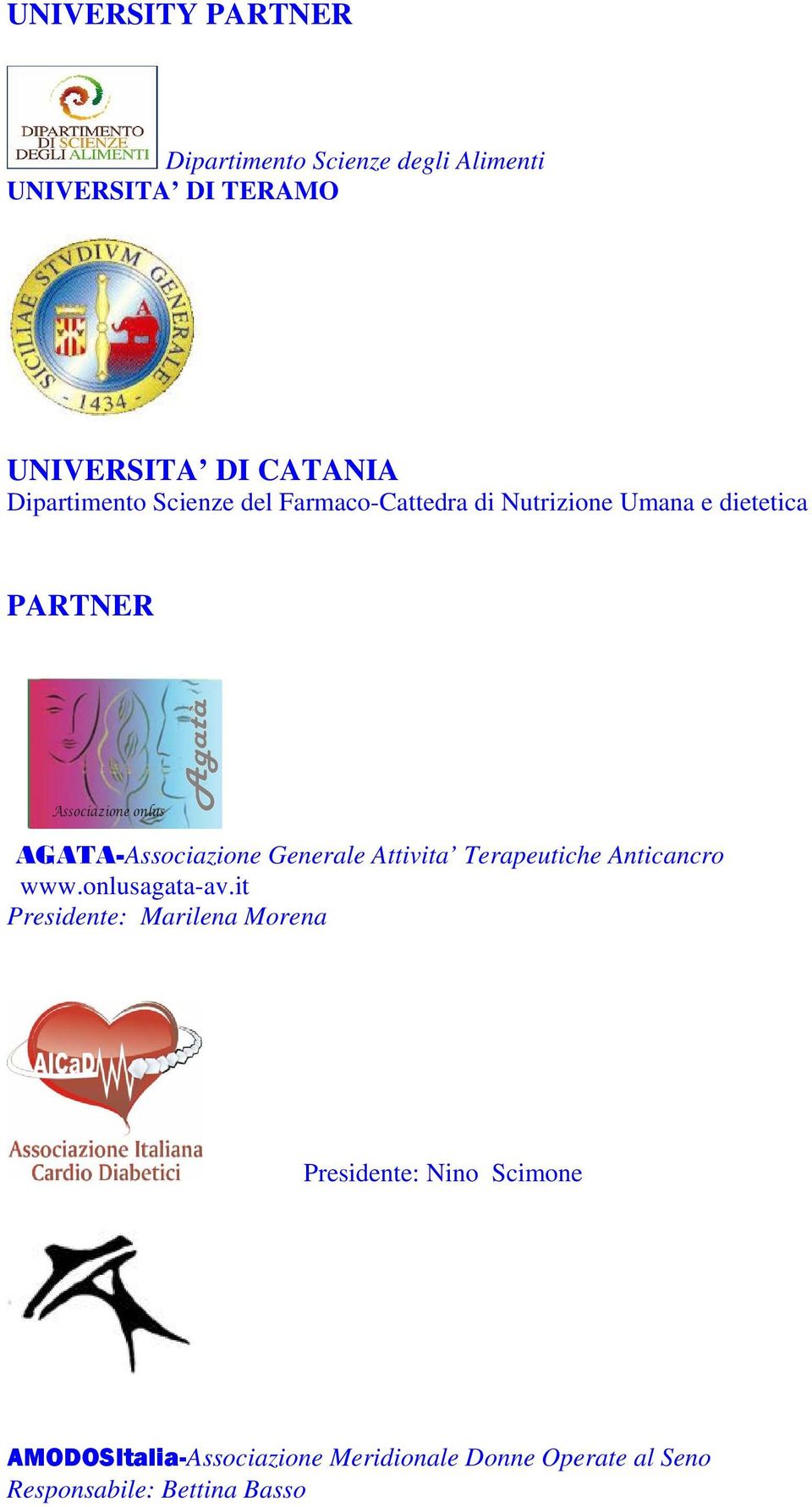 AGATA-Associazione Generale Attivita Terapeutiche Anticancro www.onlusagata-av.
