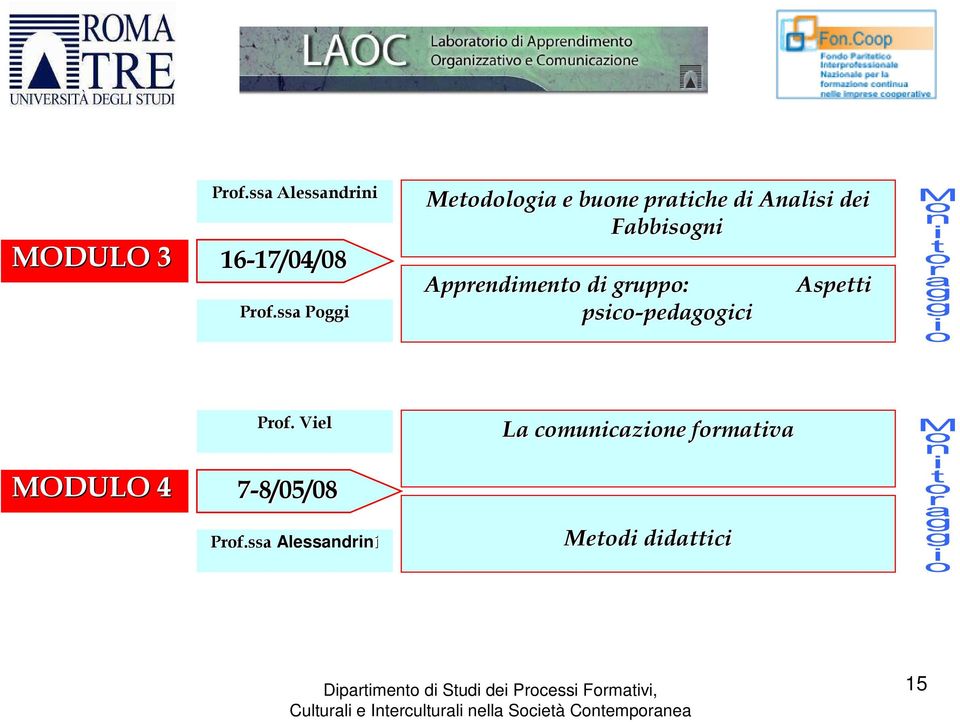 Apprendimento di gruppo: Aspetti psico-pedagogici pedagogici Prof.