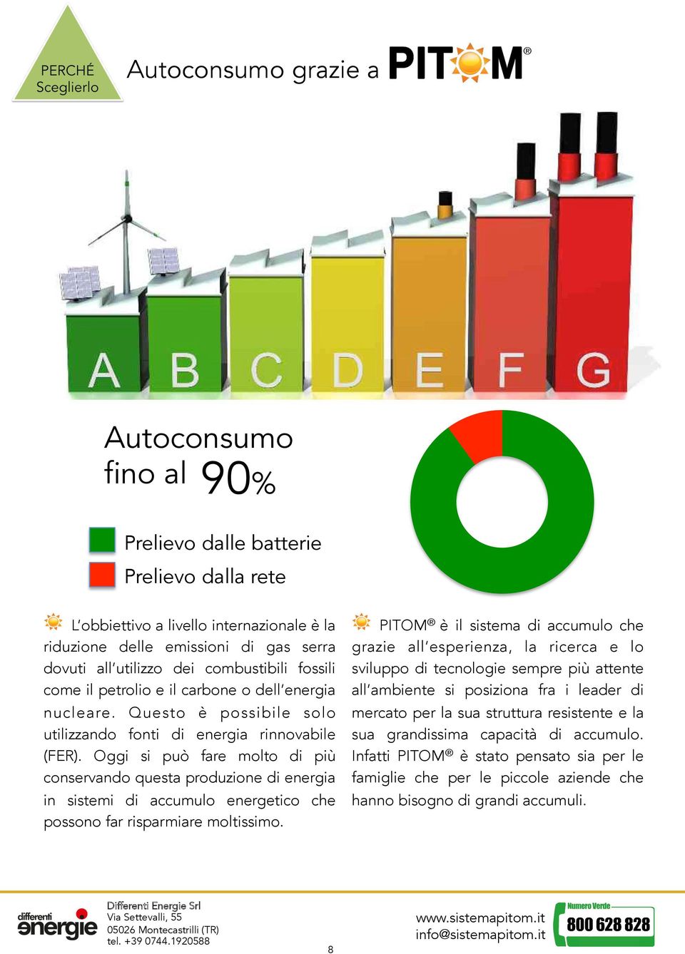 Oggi si può fare molto di più conservando questa produzione di energia in sistemi di accumulo energetico che possono far risparmiare moltissimo.