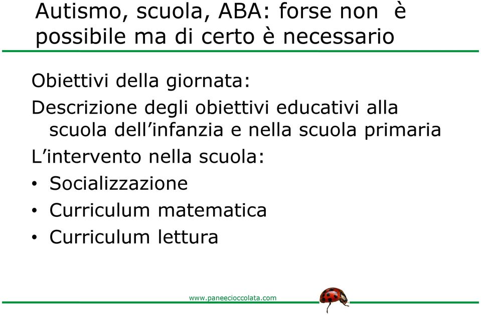 educativi alla scuola dell infanzia e nella scuola primaria L