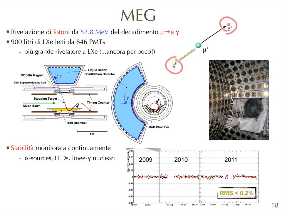 PMTs - più grande rivelatore a LXe (...ancora per poco!