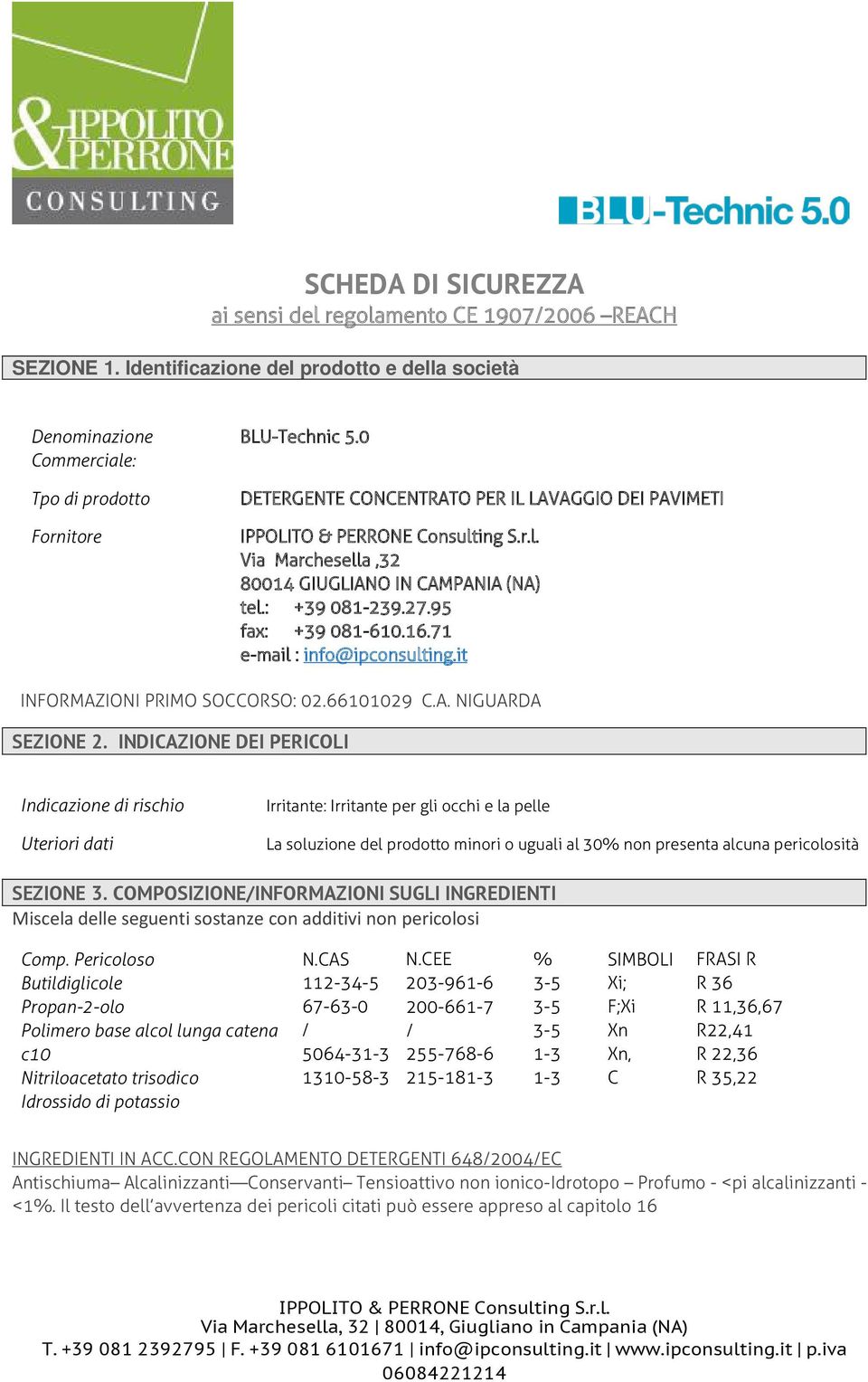 it INFORMAZIONI PRIMO SOCCORSO: 02.66101029 C.A. NIGUARDA SEZIONE 2.