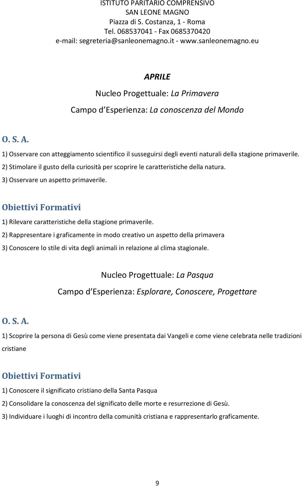 2) Rappresentare i graficamente in modo creativo un aspetto della primavera 3) Conoscere lo stile di vita degli animali in relazione al clima stagionale.