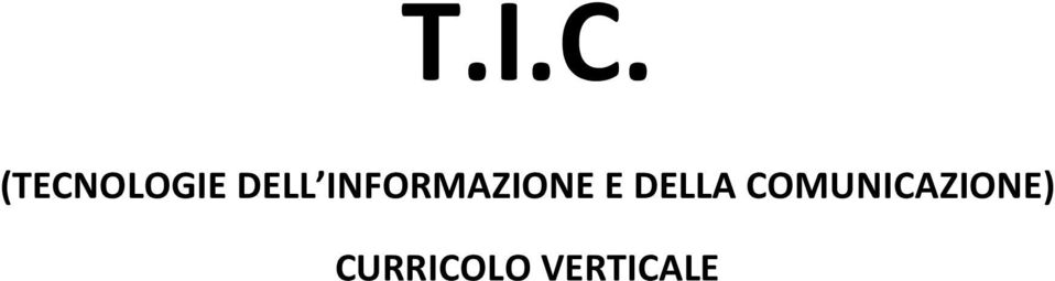 INFORMAZIONE E