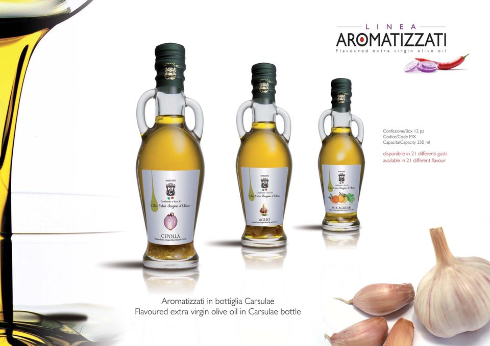 21 different flavour Aromatizzati in bottiglia