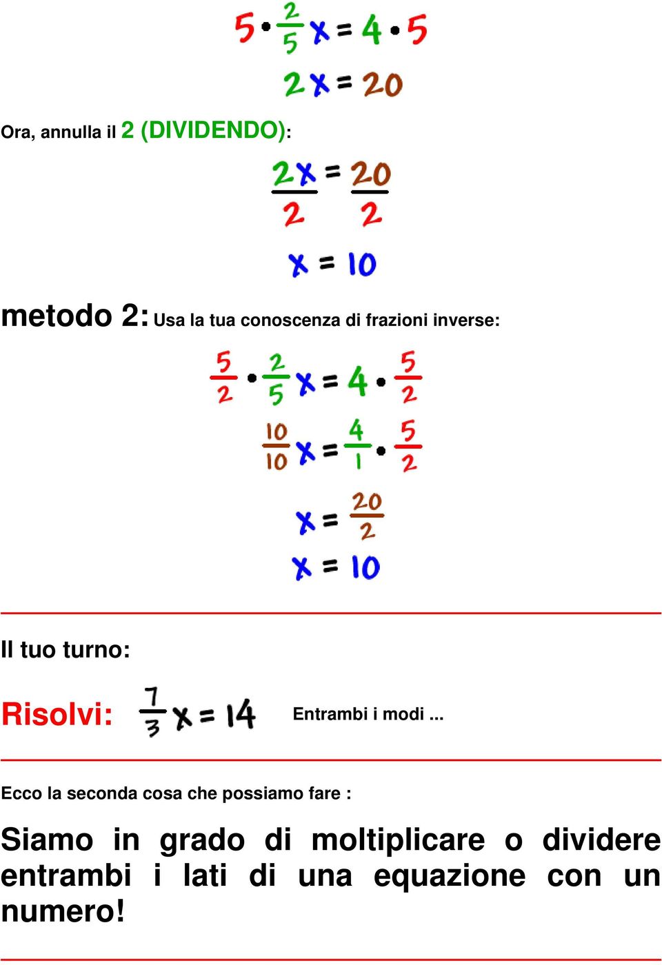 .. Ecco la seconda cosa che possiamo fare : Siamo in grado di