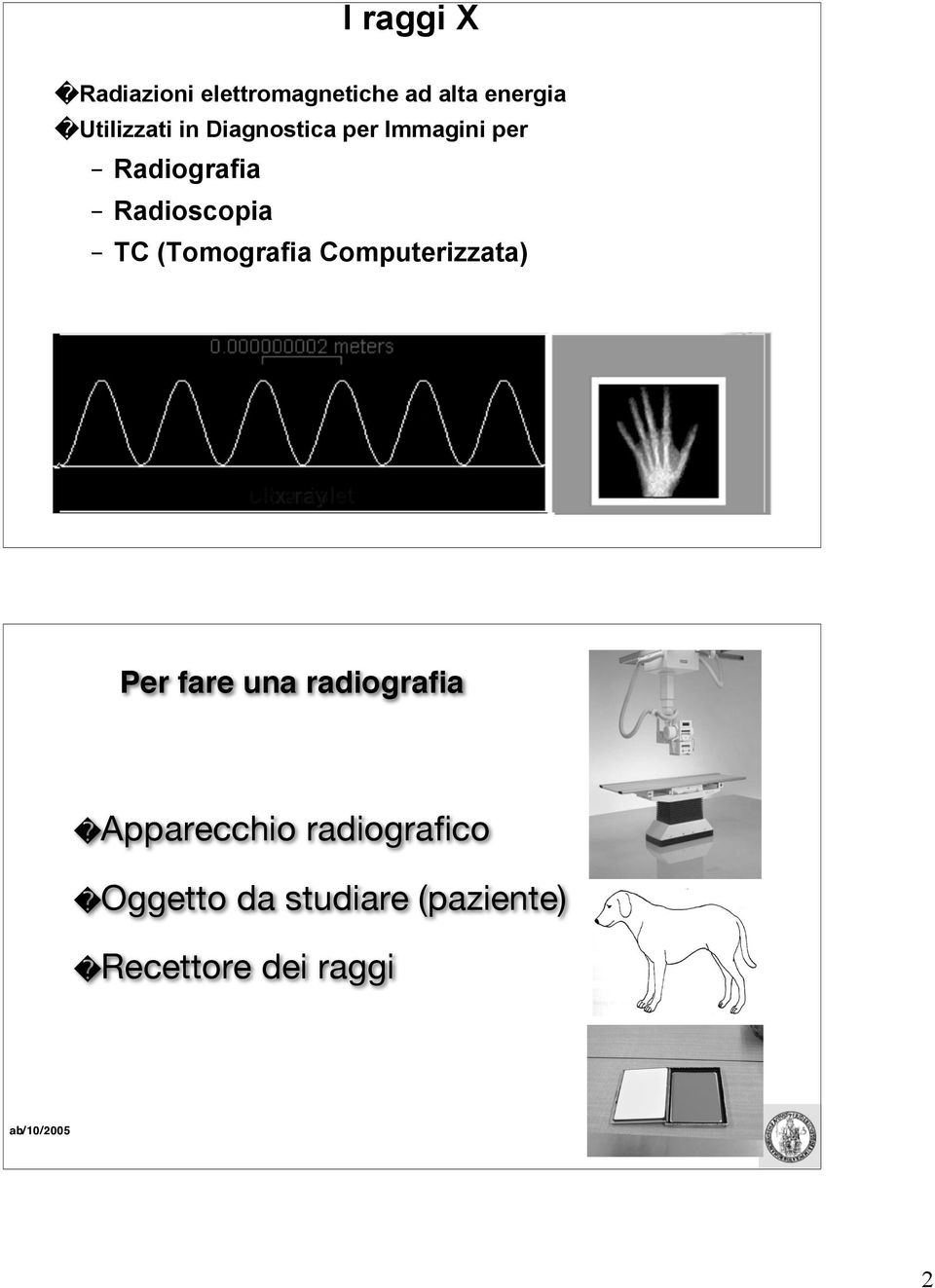 Radioscopia TC (Tomografia Computerizzata) Per fare una