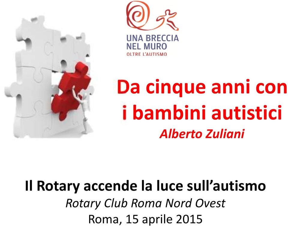 accende la luce sull autismo Rotary