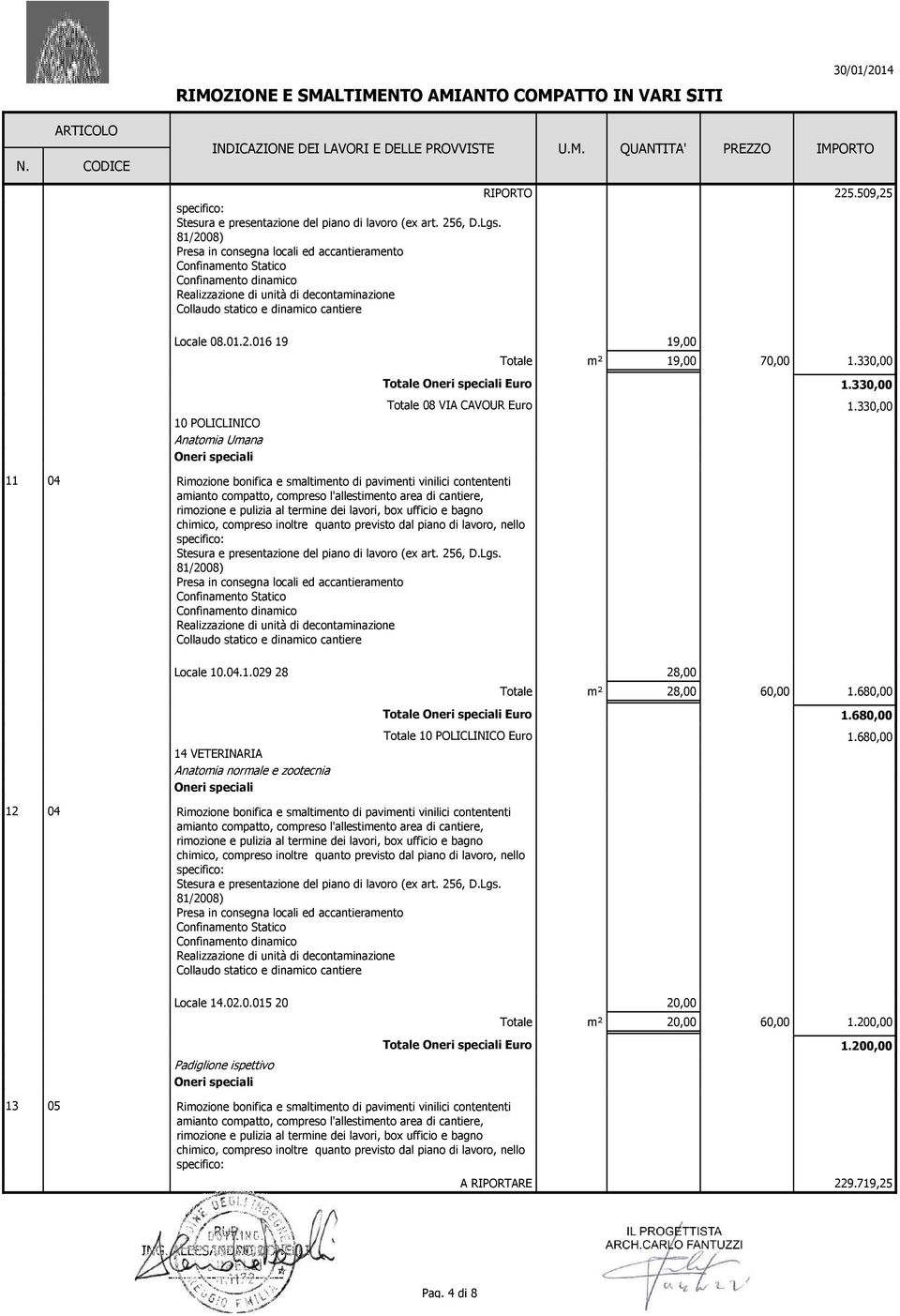 680,00 10 POLICLINICO Euro 1.