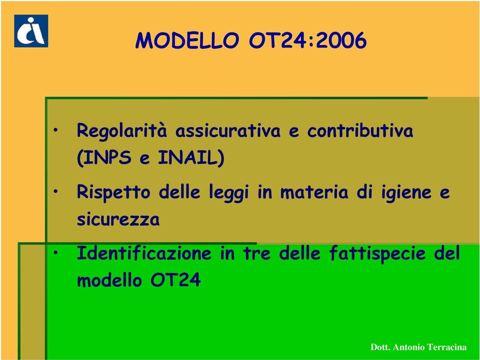 leggi in materia di igiene e sicurezza