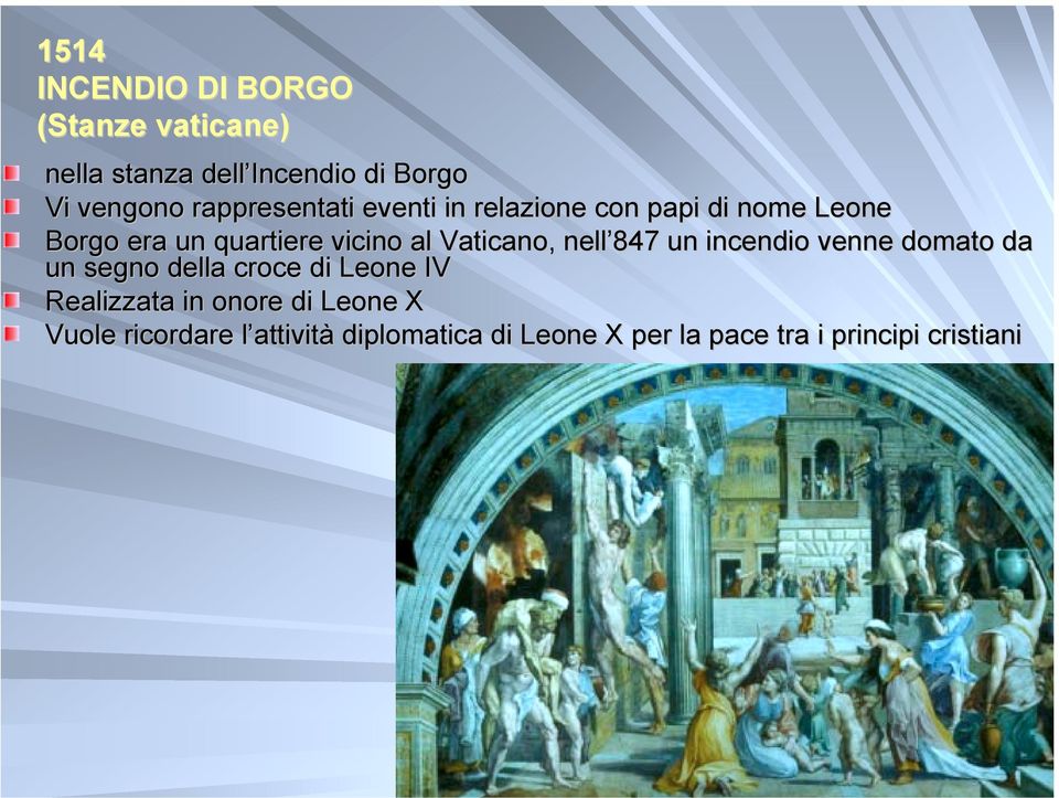 Vaticano, nell 847 un incendio venne domato da un segno della croce di Leone IV Realizzata in