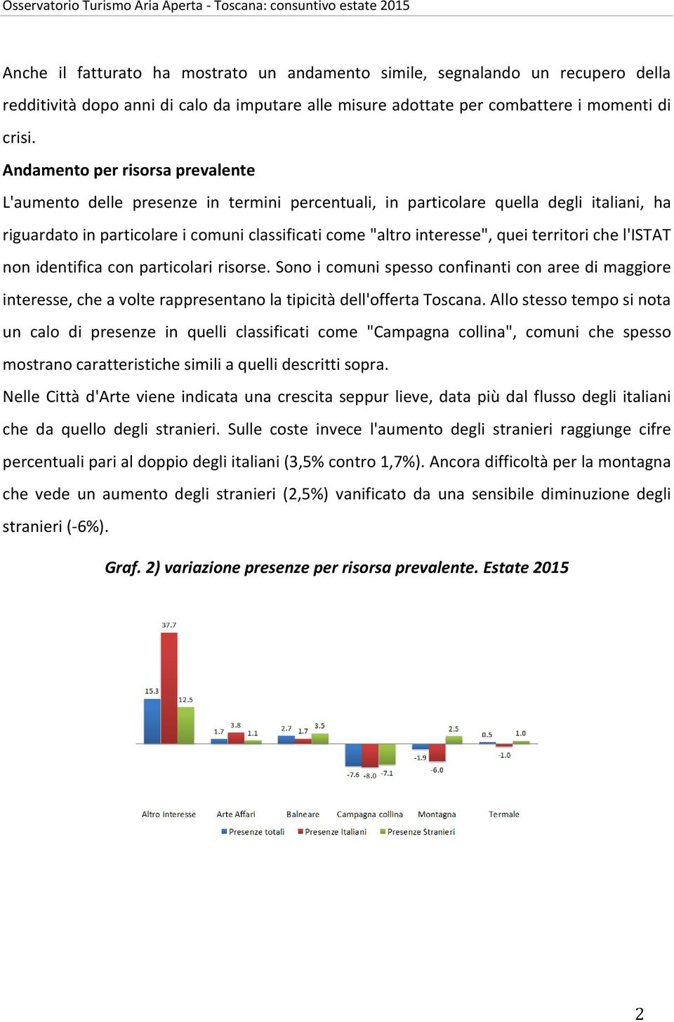 territori che l'istat non identifica con particolari risorse. Sono i comuni spesso confinanti con aree di maggiore interesse, che a volte rappresentano la tipicità dell'offerta Toscana.