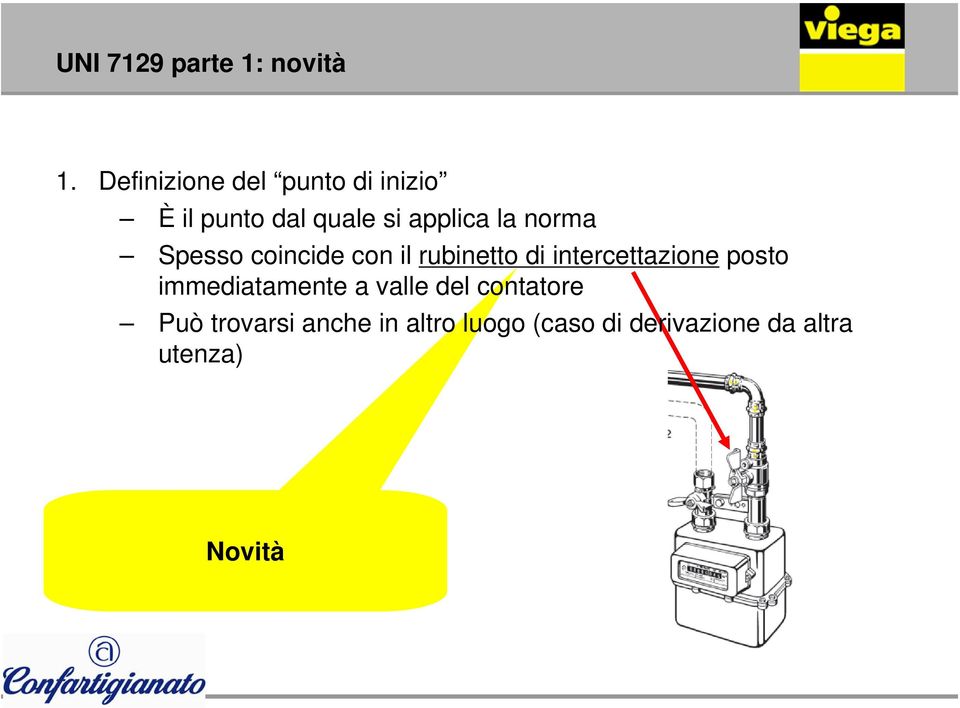 norma Spesso coincide con il rubinetto di intercettazione posto