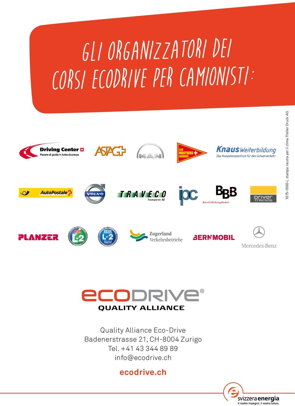 AG Quality Alliance Eco-Drive Badenerstrasse 21,