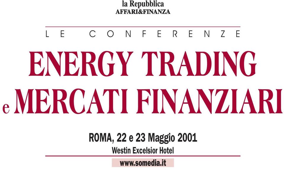 ROMA, 22 e 23 Maggio 2001