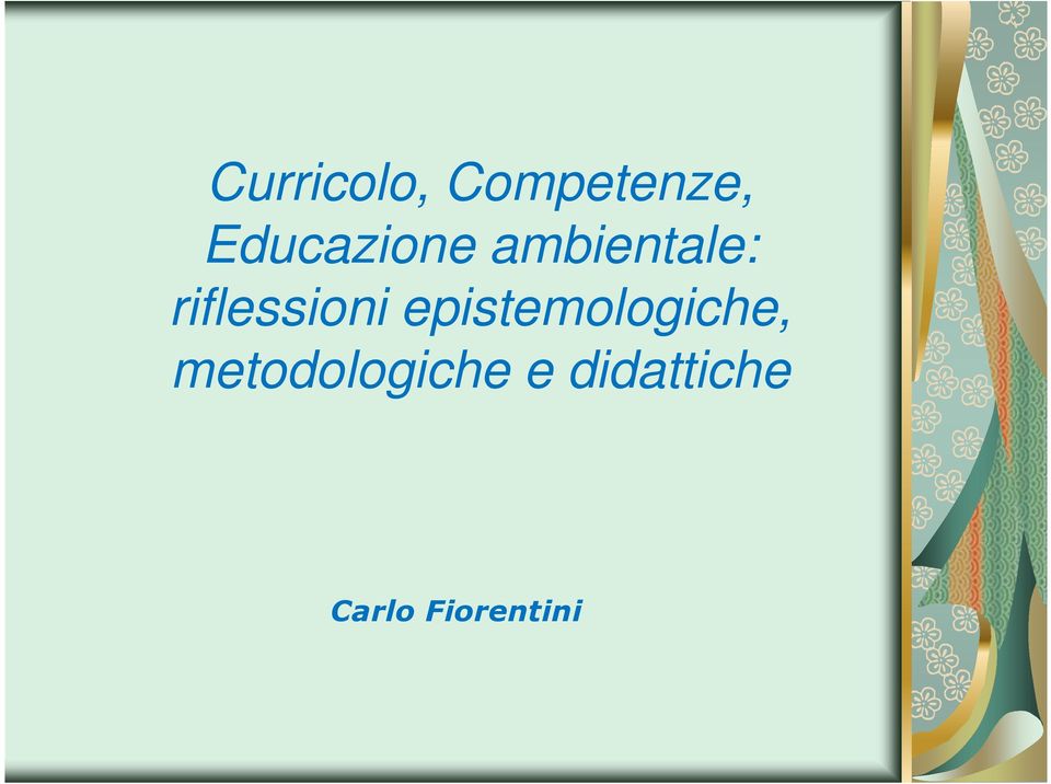 riflessioni epistemologiche,