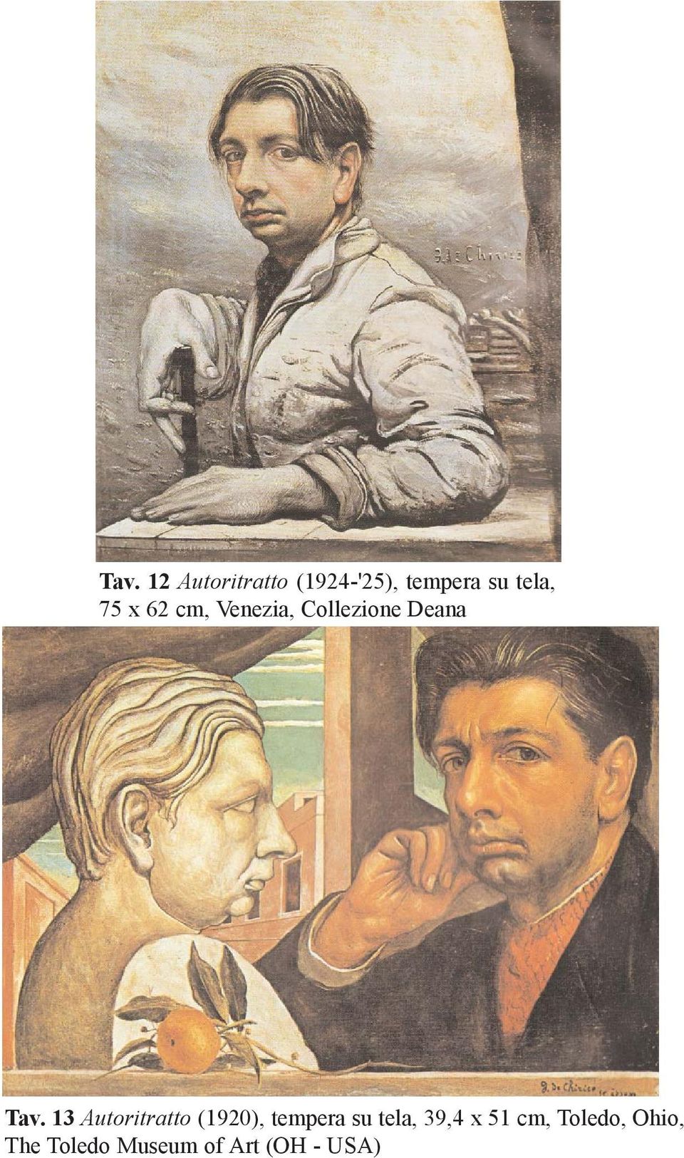 13 Autoritratto (1920), tempera su tela, 39,4 x