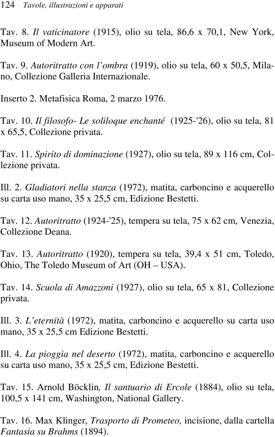 Il filosofo- Le soliloque enchanté (1925-'26), olio su tela, 81 x 65,5, Collezione privata. Tav. 11. Spirito di dominazione (1927), olio su tela, 89 x 116 cm, Collezione privata. Ill. 2.