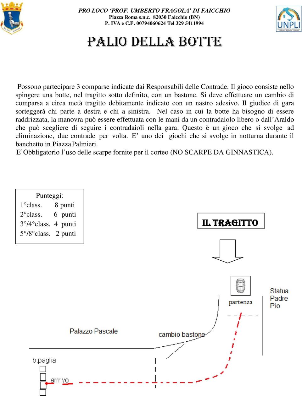 Nel caso in cui la botte ha bisogno di essere raddrizzata, la manovra può essere effettuata con le mani da un contradaiolo libero o dall Araldo che può scegliere di seguire i contradaioli nella gara.