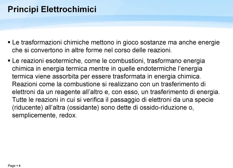 trasformata in energia chimica.