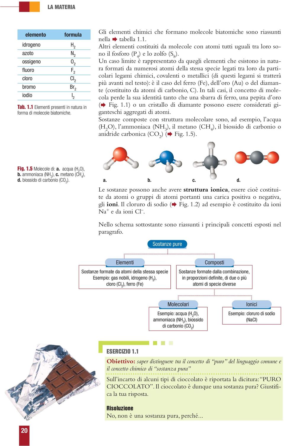 Un caso limite è rappresentato da quegli elementi che esistono in natura formati da numerosi atomi della stessa specie legati tra loro da particolari legami chimici, covalenti o metallici (di questi