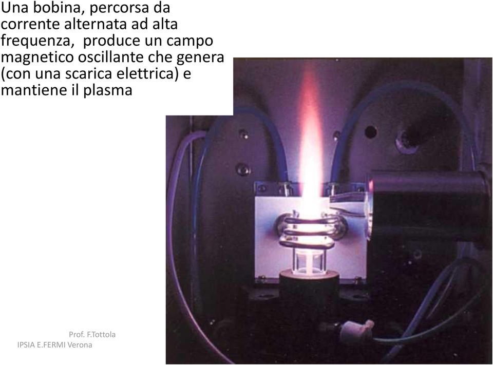 oscillante che genera (con una scarica