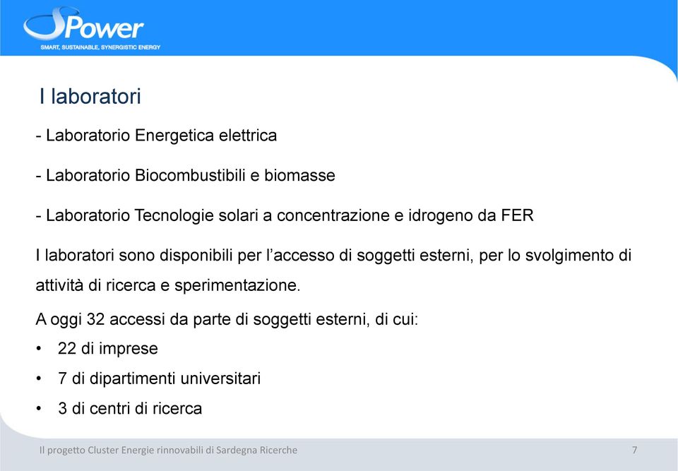 accesso di soggetti esterni, per lo svolgimento di attività di ricerca e sperimentazione.