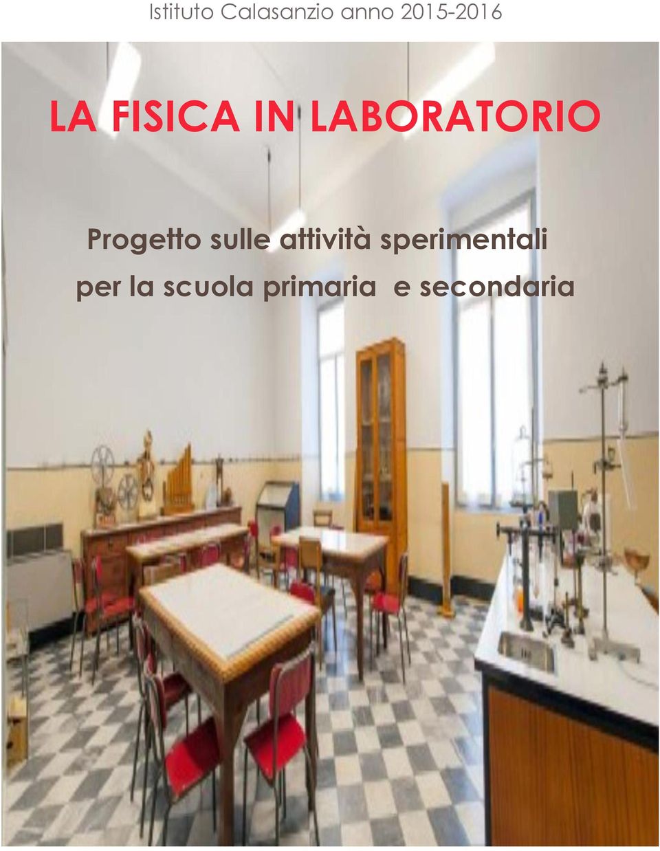 LABORATORIO Progetto sulle