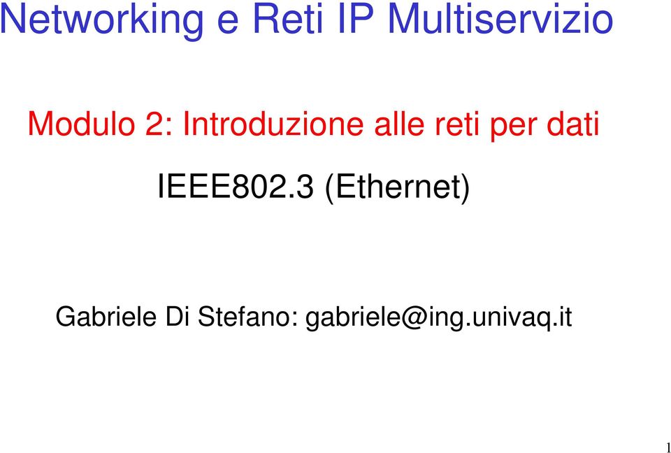 per dati IEEE802.