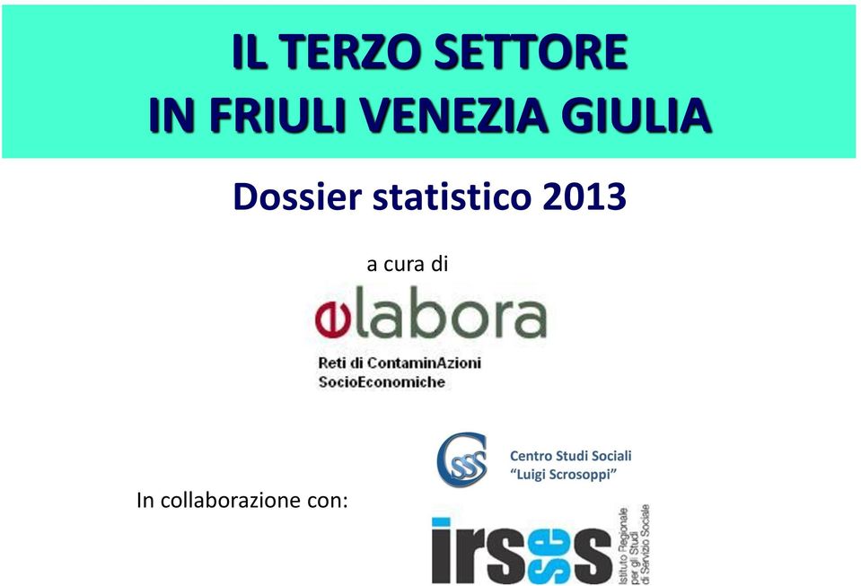 Dossier statistico 2013