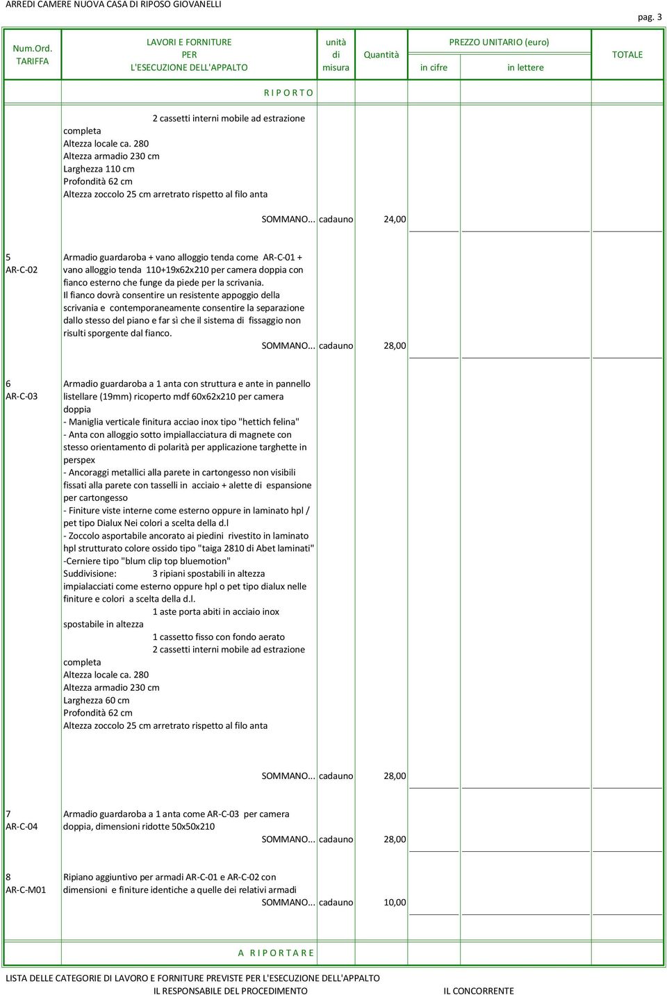 Il fianco dovrà consentire un resistente appoggio della scrivania e contemporaneamente consentire la separazione dallo stesso del piano e far sì che il sistema di fissaggio non risulti sporgente dal