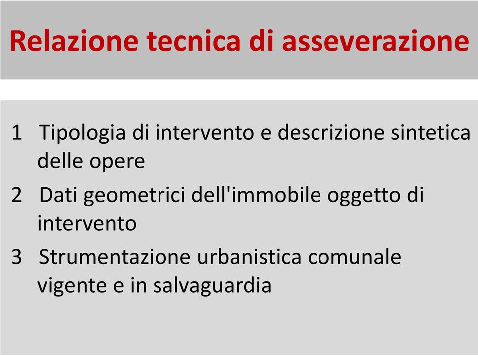 geometrici dell'immobile oggetto di intervento 3