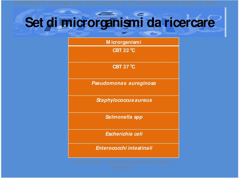 C Pseudomonas aureginosa Staphylococcus aureus Salmonella spp Escherichia coli