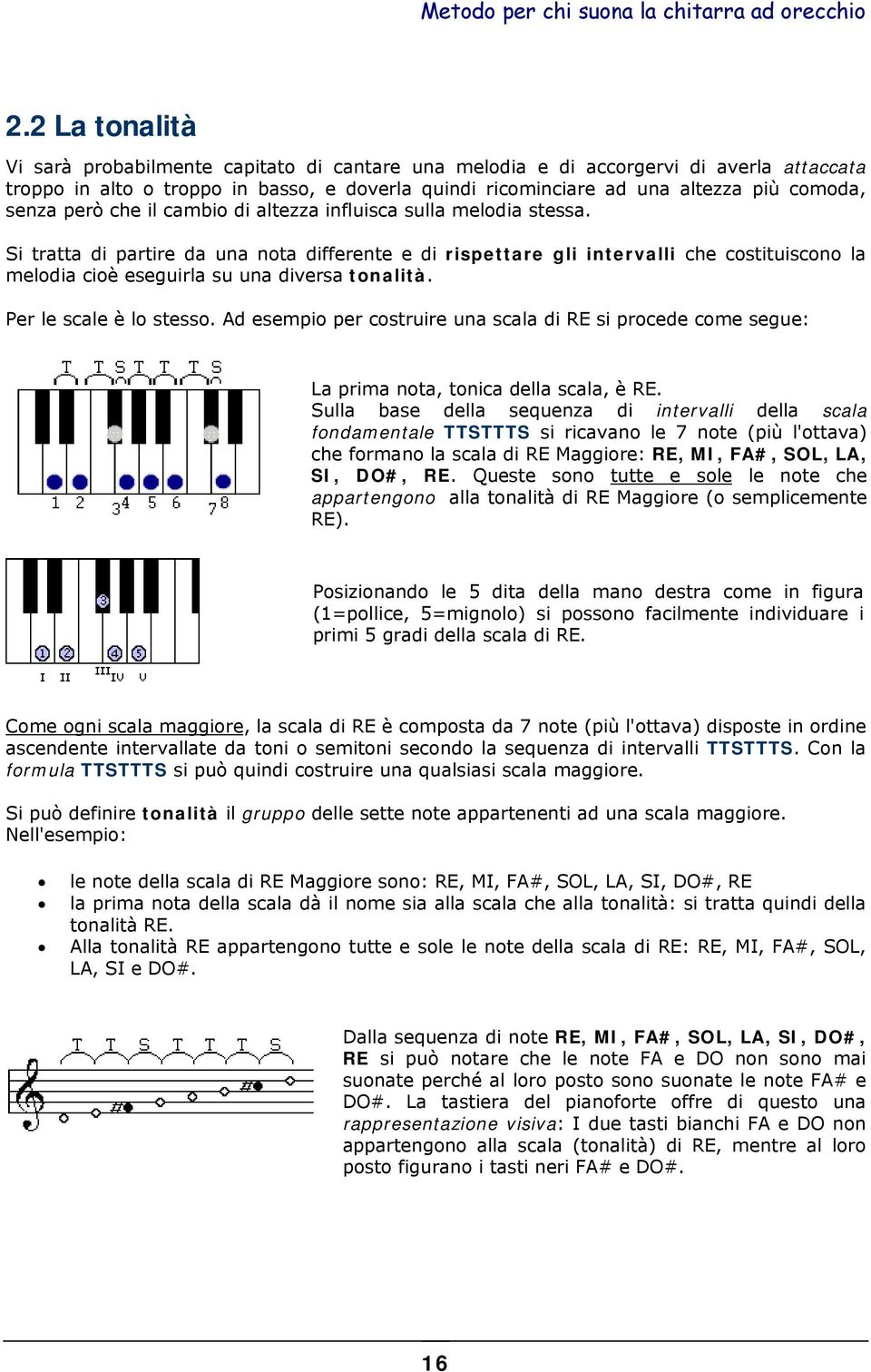 Si tratta di partire da una nota differente e di rispettare gli intervalli che costituiscono la melodia cioè eseguirla su una diversa tonalità. Per le scale è lo stesso.