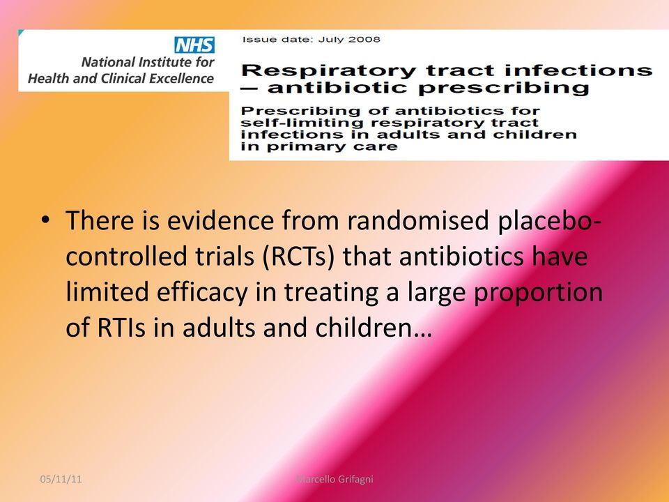 antibiotics have limited efficacy in