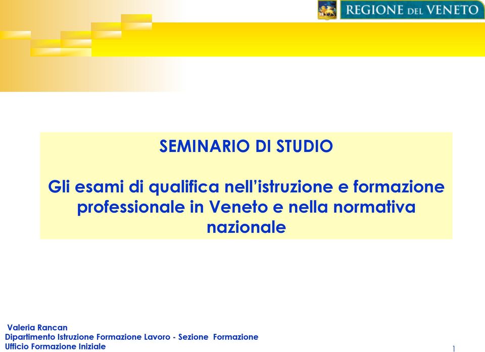 professionale in Veneto e nella