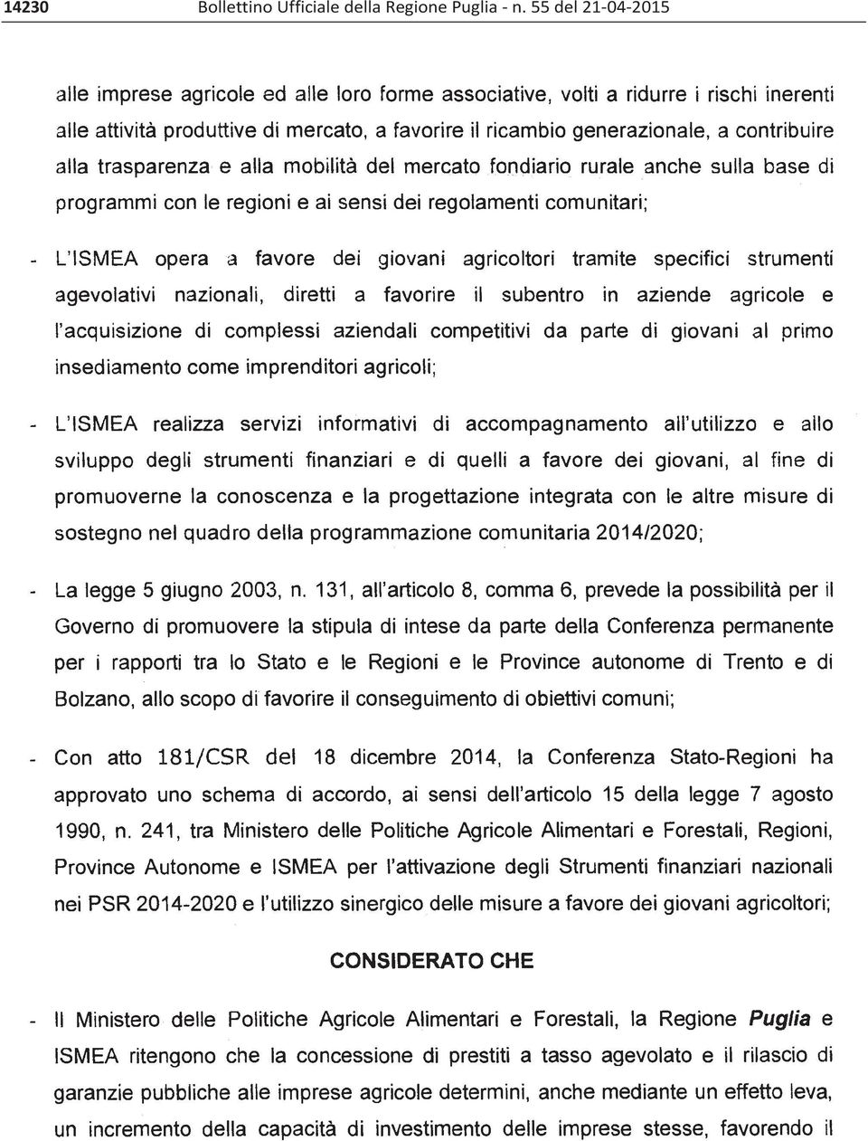 Regione Puglia n.