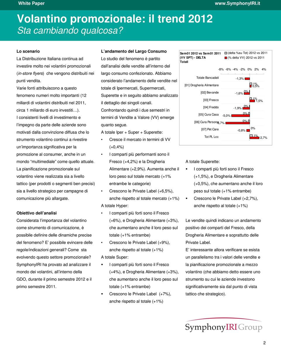 I consistenti livelli di investimento e l impegno da parte delle aziende sono motivati dalla convinzione diffusa che lo strumento volantino continui a rivestire un importanza significativa per la