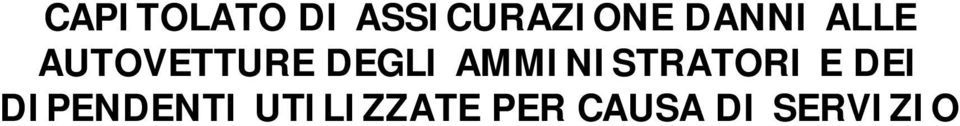 AMMINISTRATORI E DEI