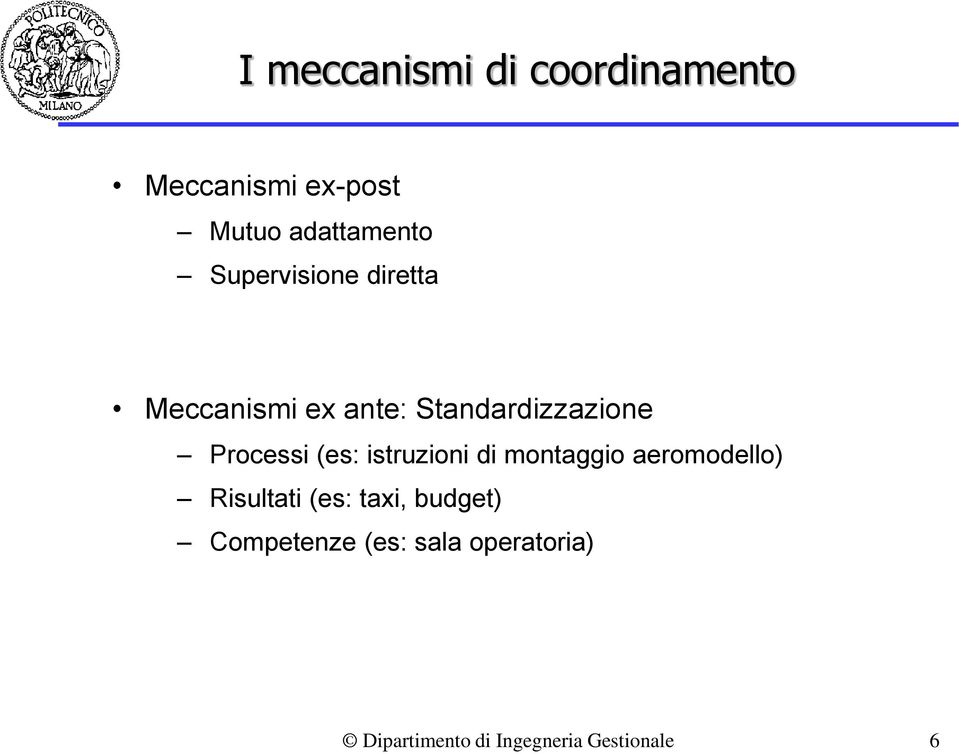 (es: istruzioni di montaggio aeromodello) Risultati (es: taxi,