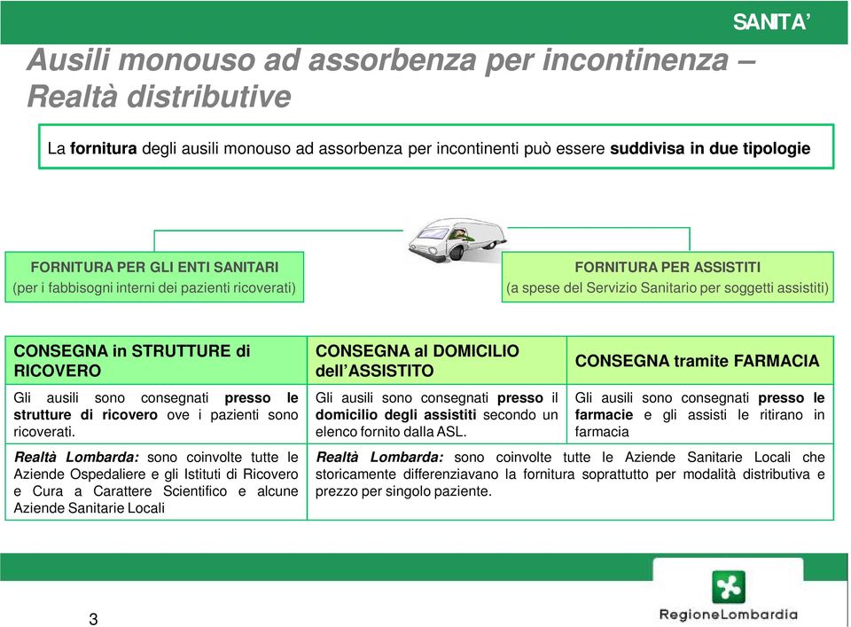 consegnati presso le strutture di ricovero ove i pazienti sono ricoverati.