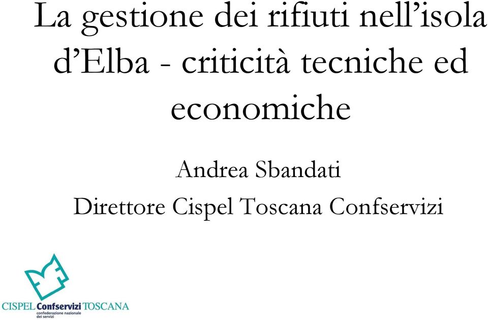 tecniche ed economiche Andrea