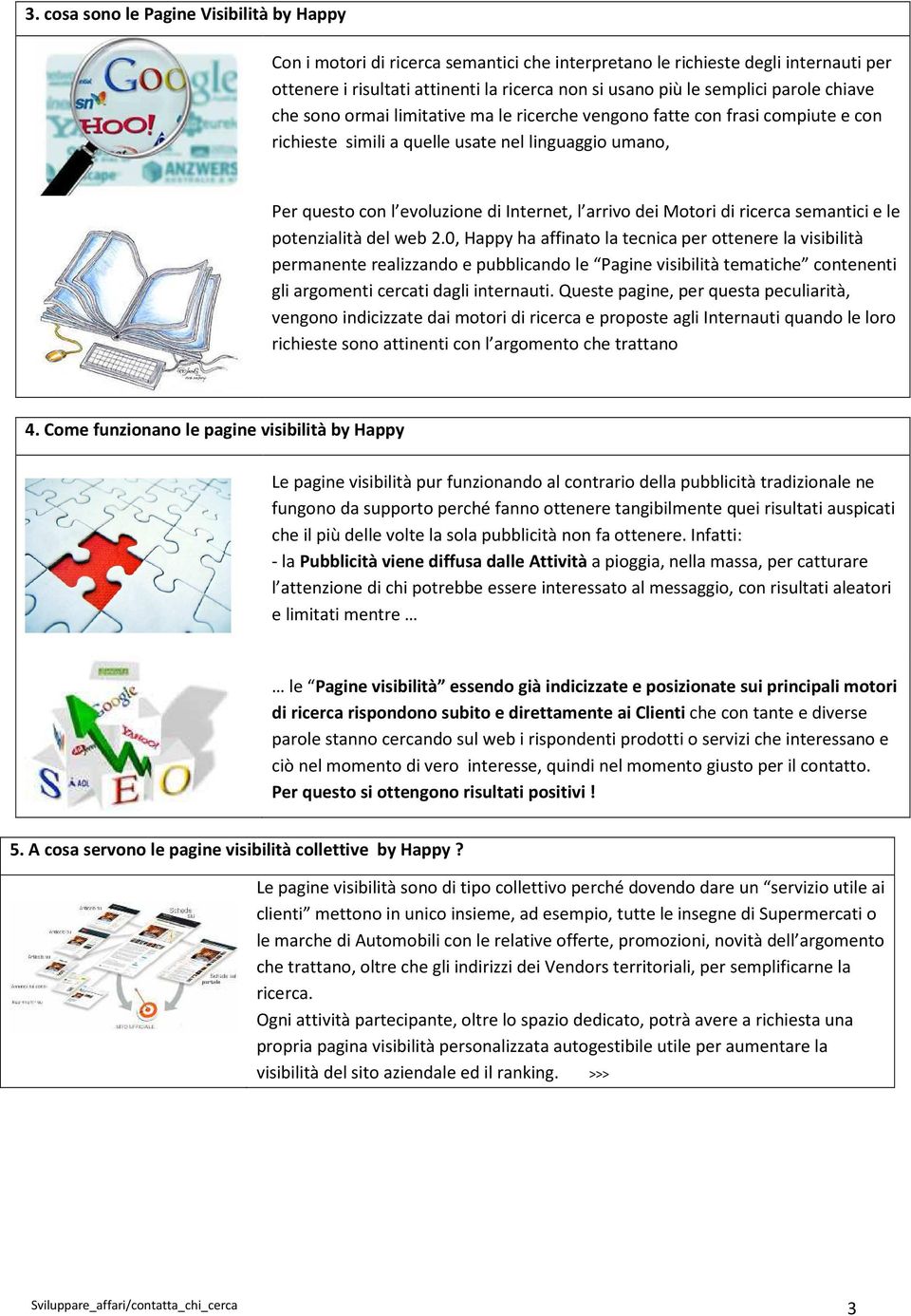 dei Motori di ricerca semantici e le potenzialità del web 2.