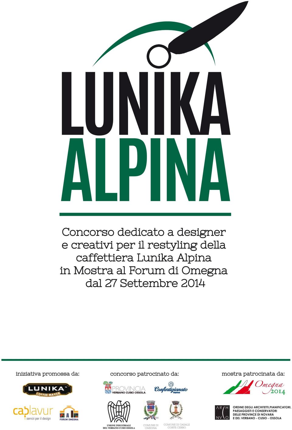 Lunika Alpina in Mostra al Forum di Omegna dal 27