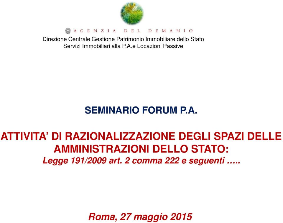 e Locazioni Passive SEMINAR