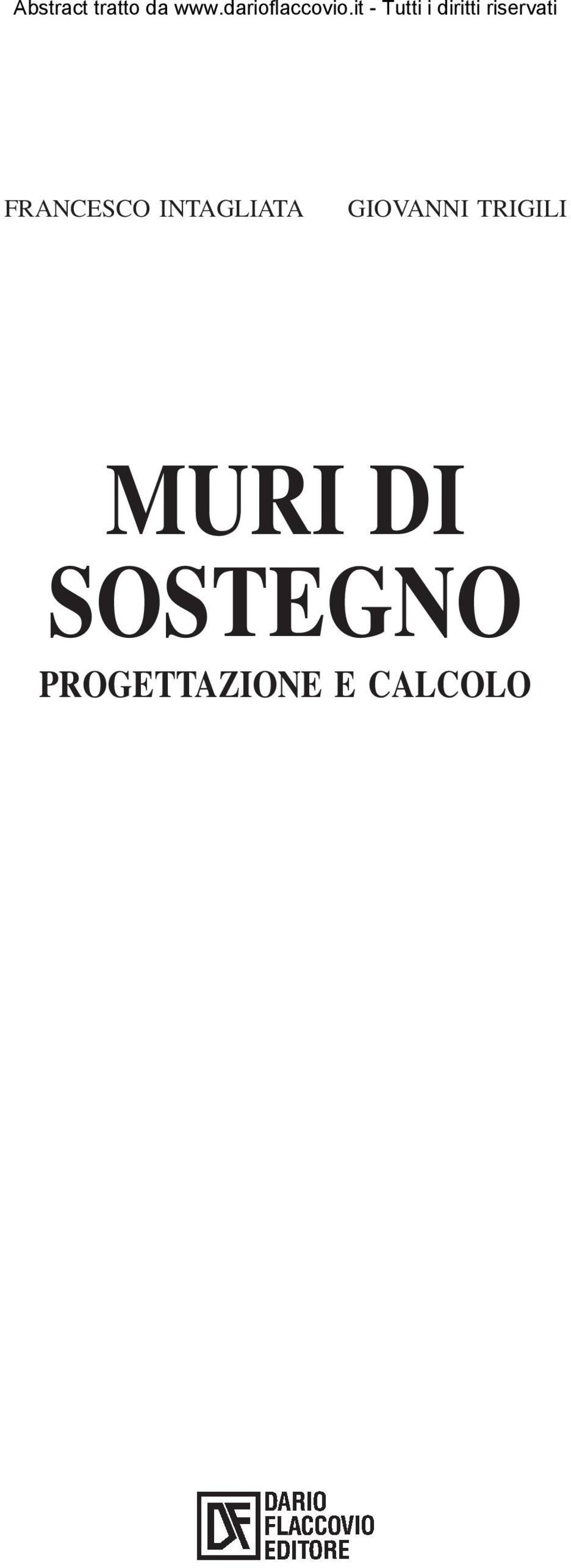 TRIGILI MURI DI