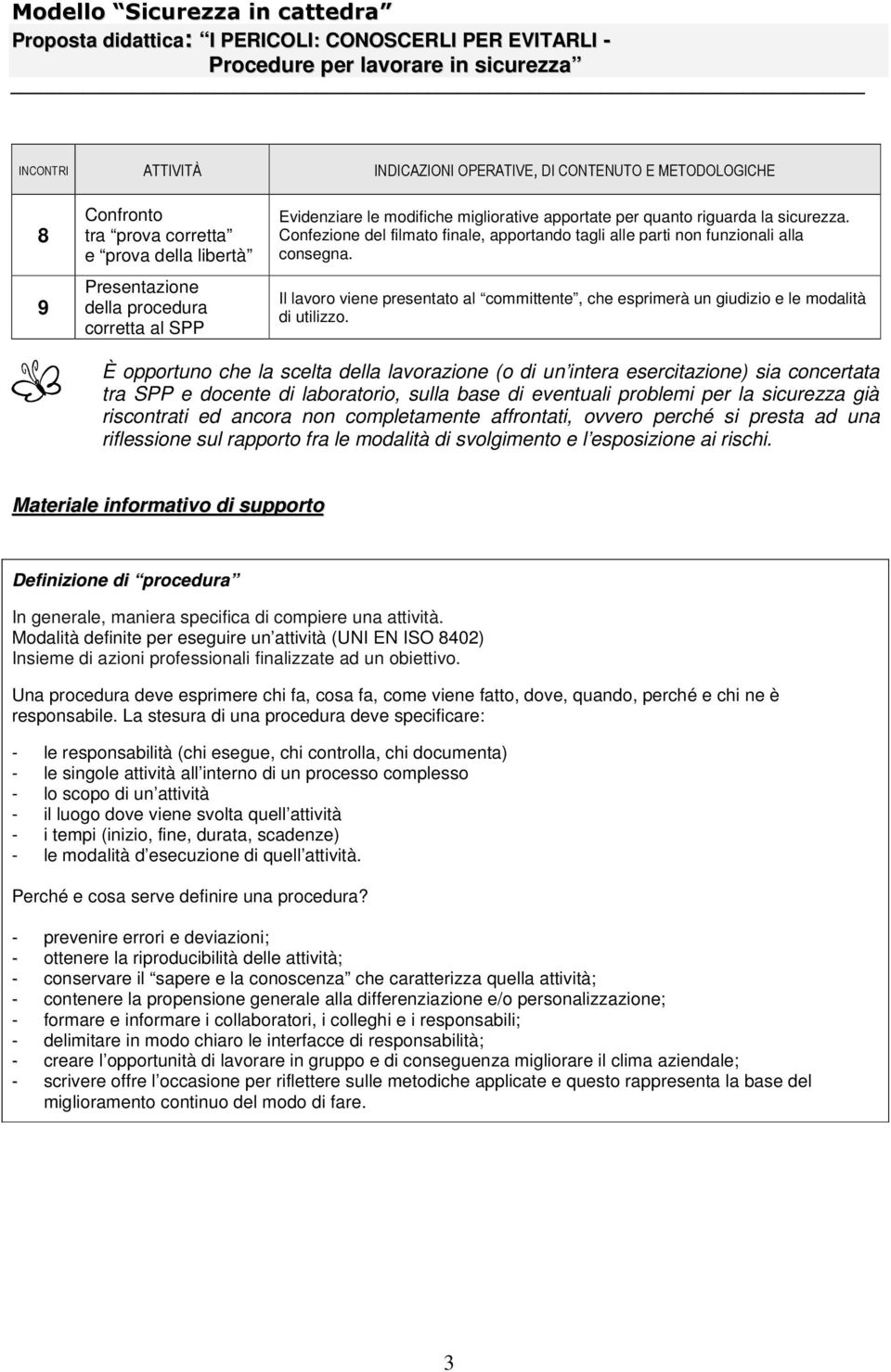 Il lavoro viene presentato al committente, che esprimerà un giudizio e le modalità di utilizzo.