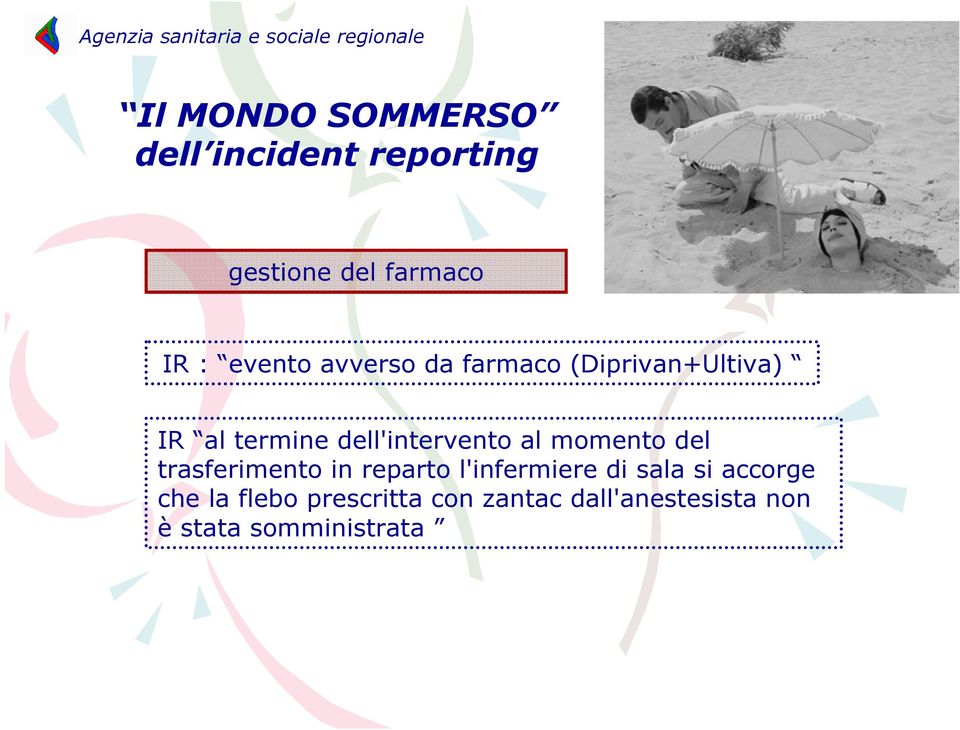 dell'intervento al momento del trasferimento in reparto l'infermiere di