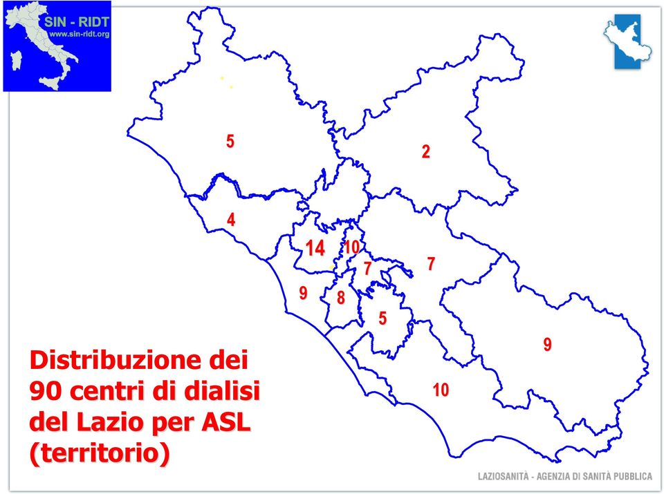 del Lazio per ASL